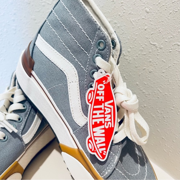 Vans SK-8 Hi Top Tapered Stacked Platform Blue Unisex Sneakers/Sz:W:5/M:3.5/NWT - Picture 10 of 16